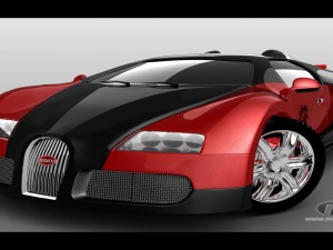 birdmans bugatti red sports car